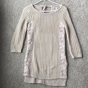 Lauren Conrad beige sweater